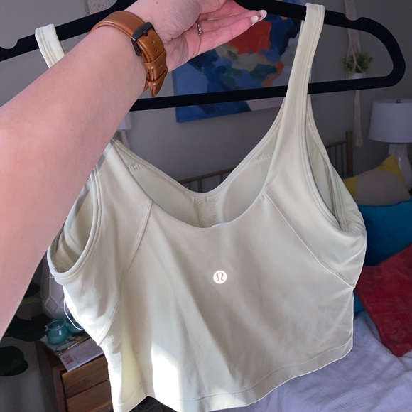 Size 8 lululemon align tank in dew green - Picture 2 of 4